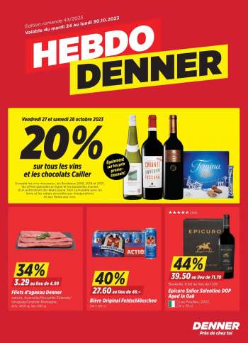 Catalogue Denner - 24.10.2023 - 30.10.2023.