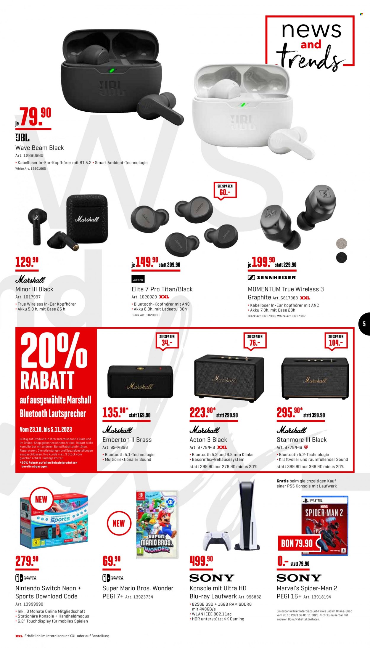 Catalogue Interdiscount - 23.10.2023 - 5.11.2023. Page 5