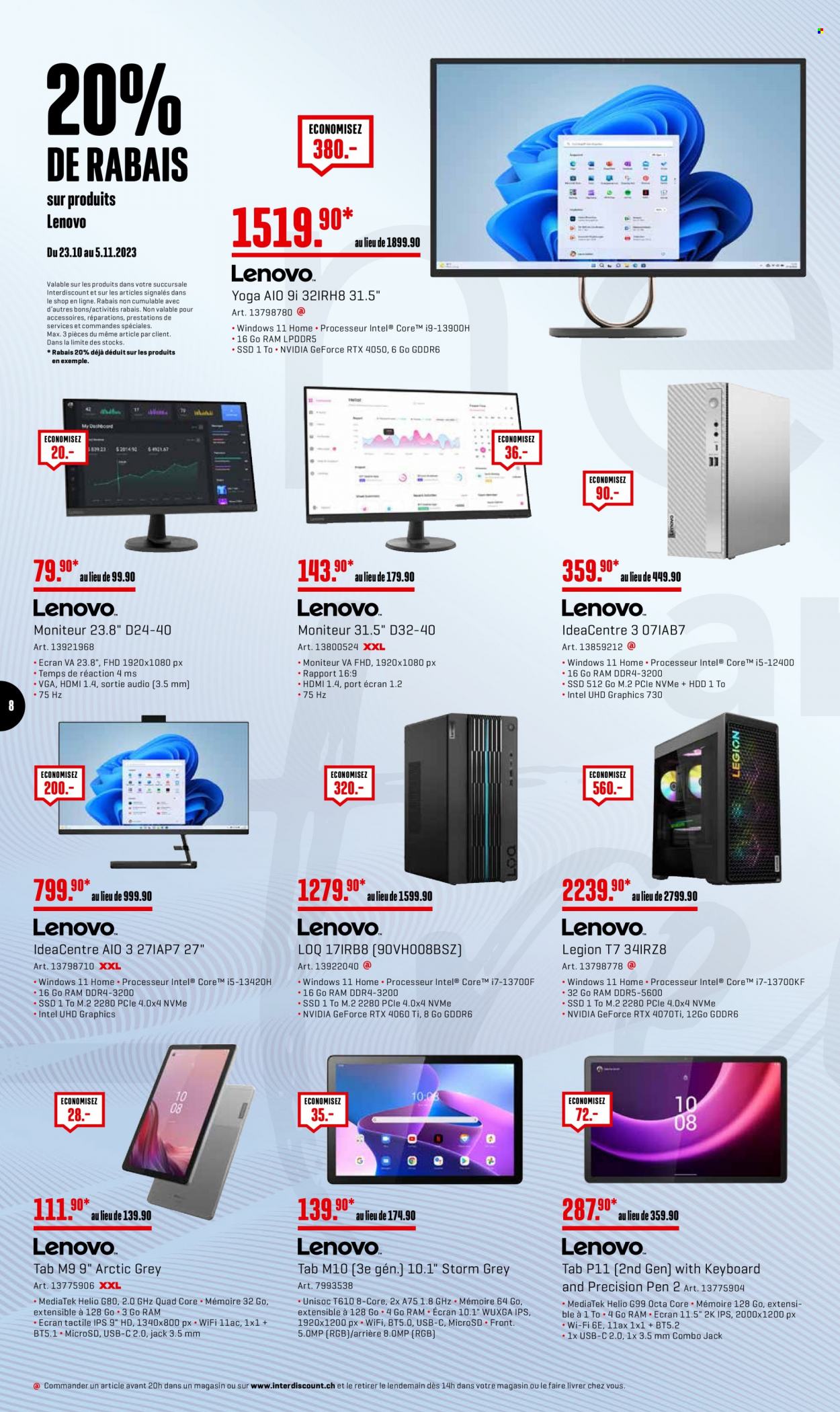 Catalogue Interdiscount - 23.10.2023 - 5.11.2023. Page 8