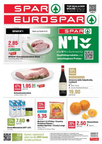 Prospekte SPAR - 26.10.2023 - 1.11.2023.