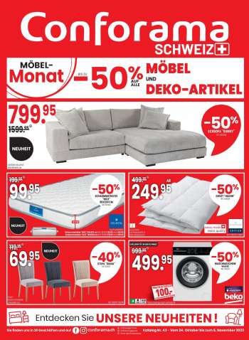 Volantino Conforama - 24.10.2023 - 6.11.2023.