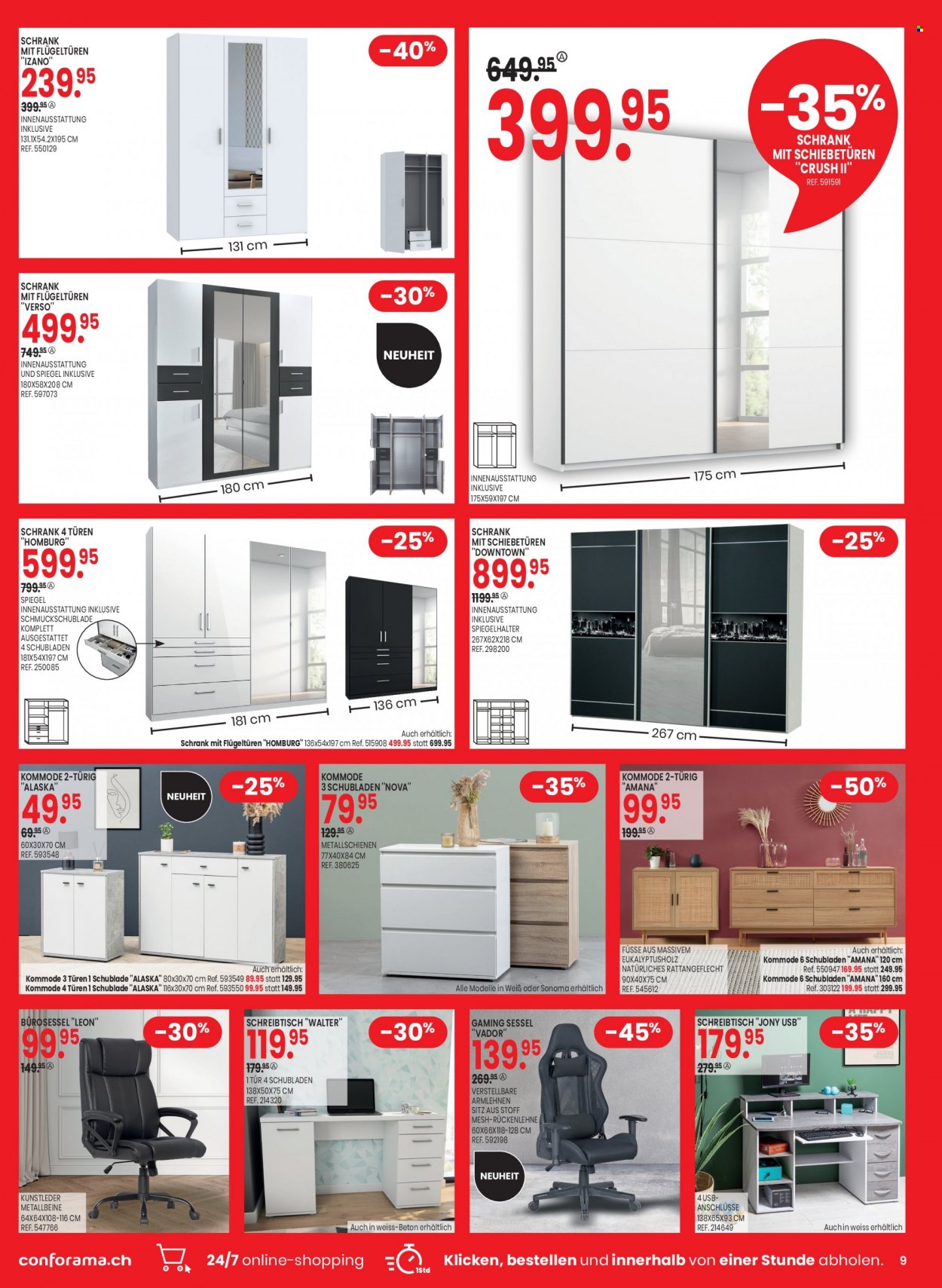 Volantino Conforama - 24.10.2023 - 6.11.2023. Pagina 9