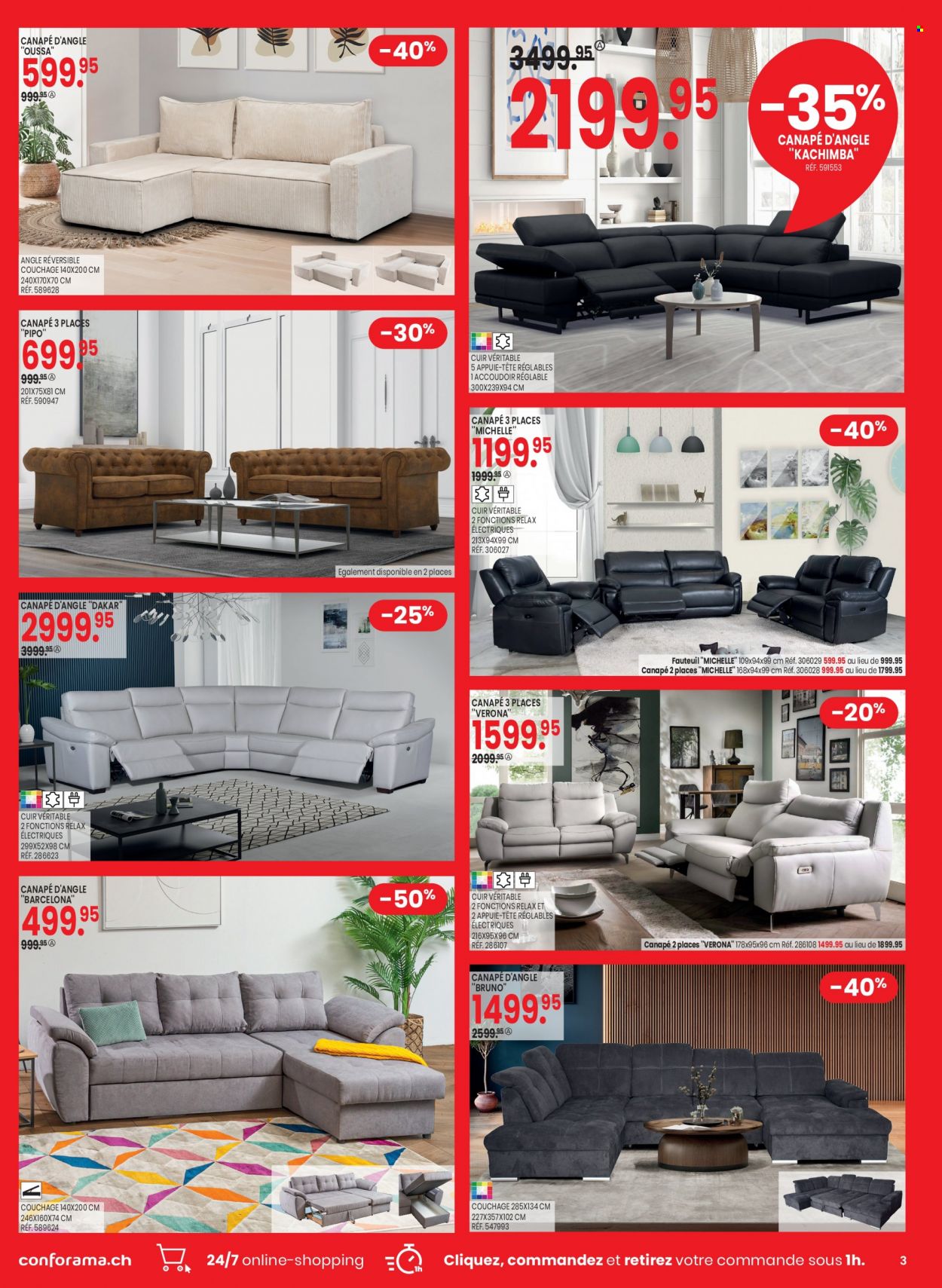 Volantino Conforama - 24.10.2023 - 6.11.2023. Pagina 3