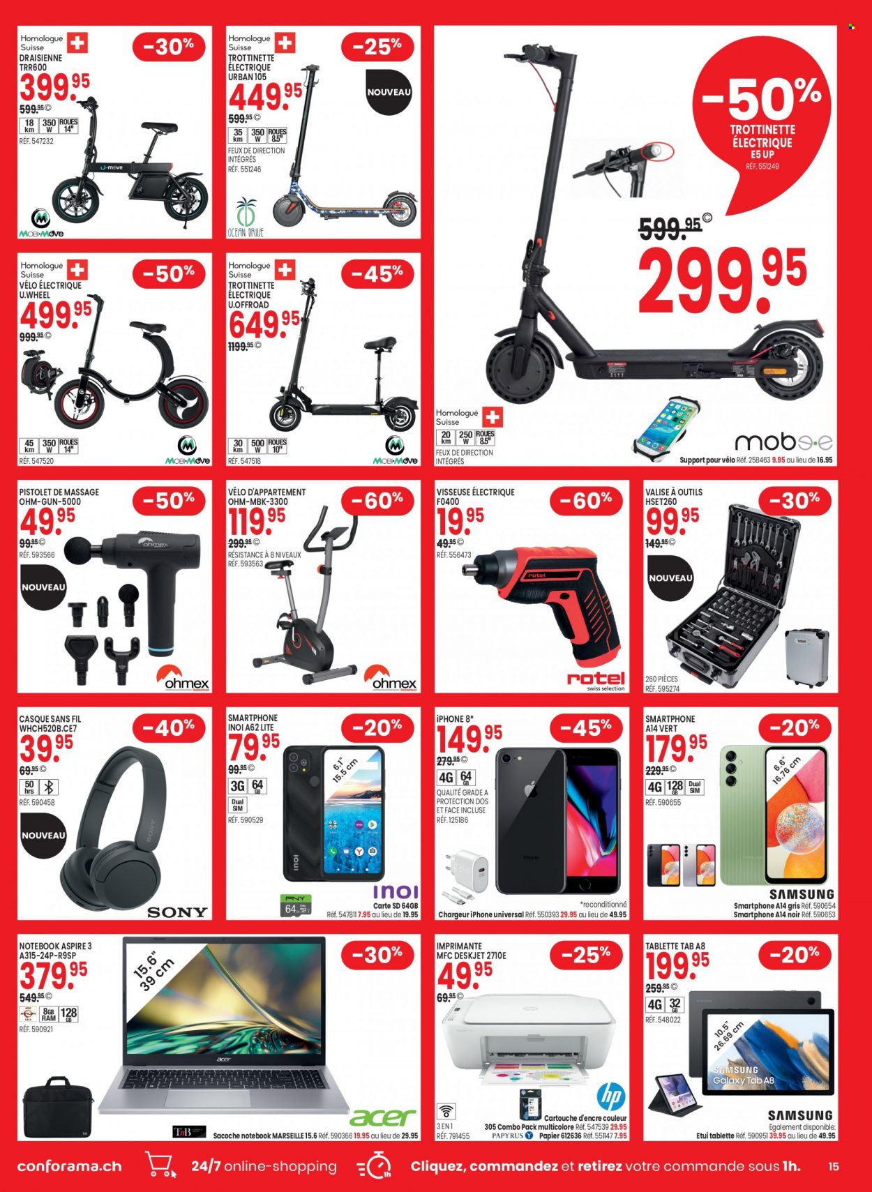 Volantino Conforama - 24.10.2023 - 6.11.2023. Pagina 15