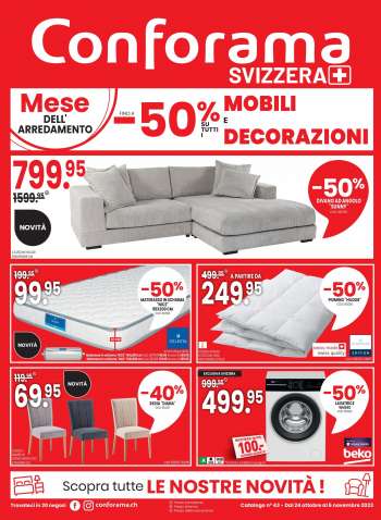 Catalogue Conforama - 24.10.2023 - 6.11.2023.