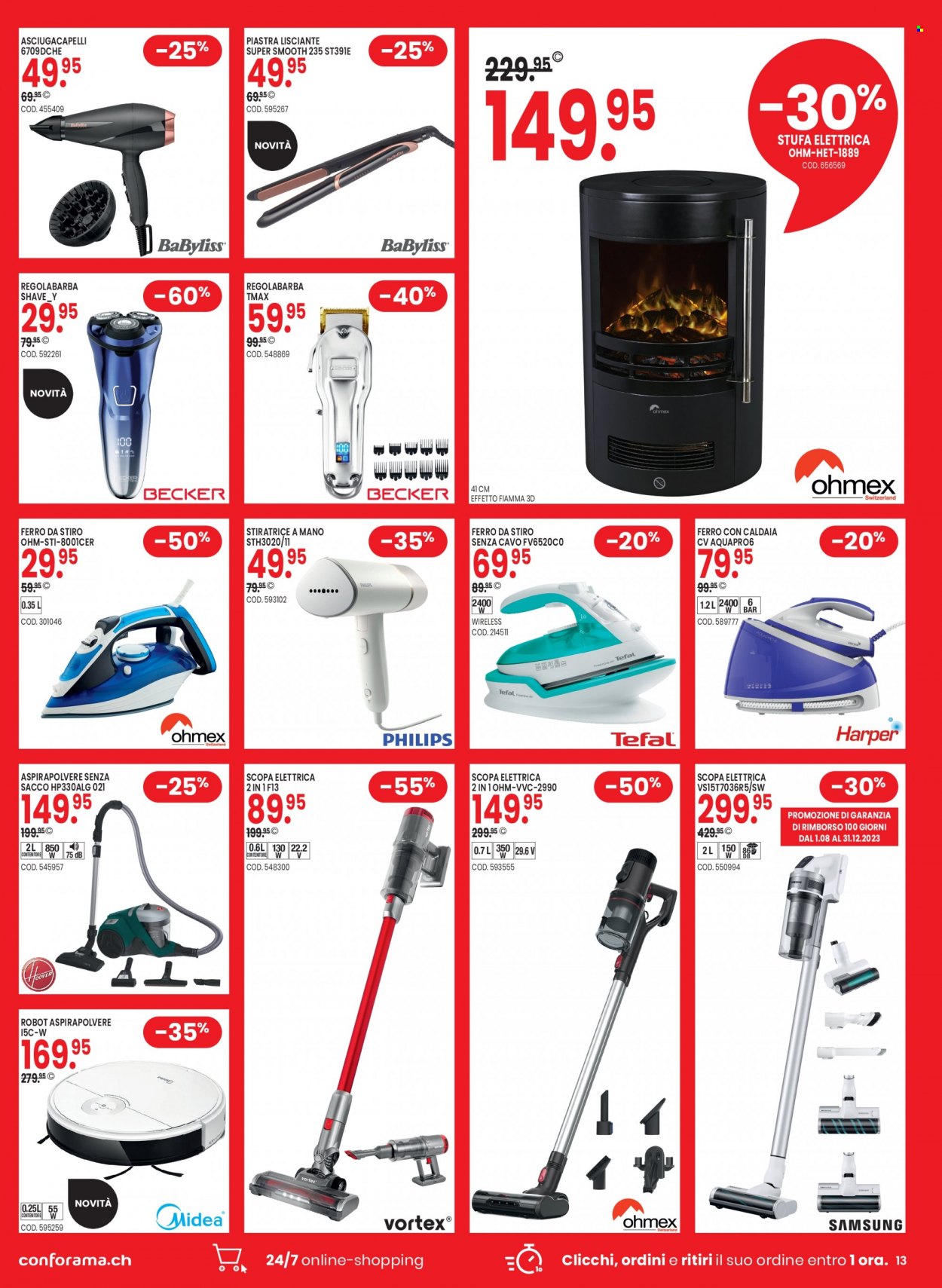 Volantino Conforama - 24.10.2023 - 6.11.2023. Pagina 13