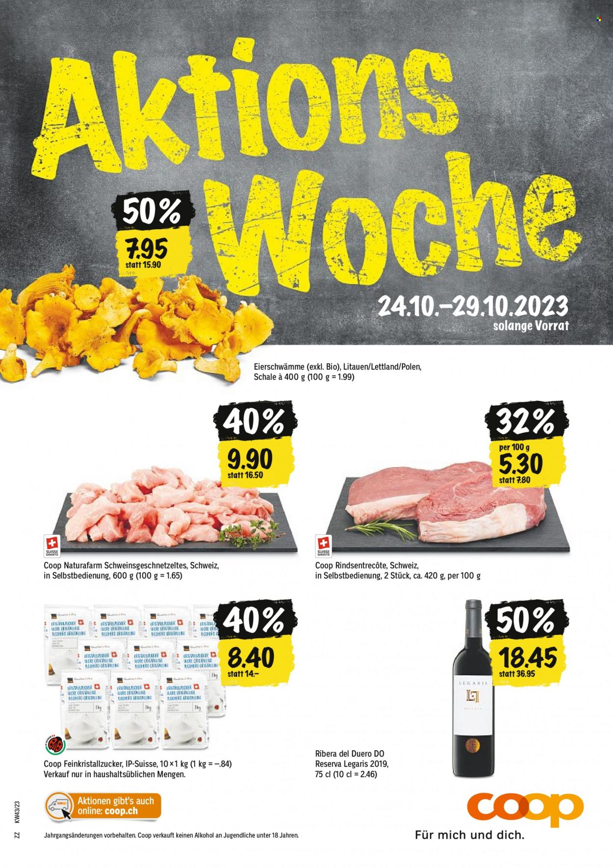 Prospekt Coop - 24.10.2023 - 29.10.2023. Seite 1