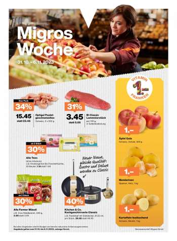 Prospekte Migros - 31.10.2023 - 6.11.2023.