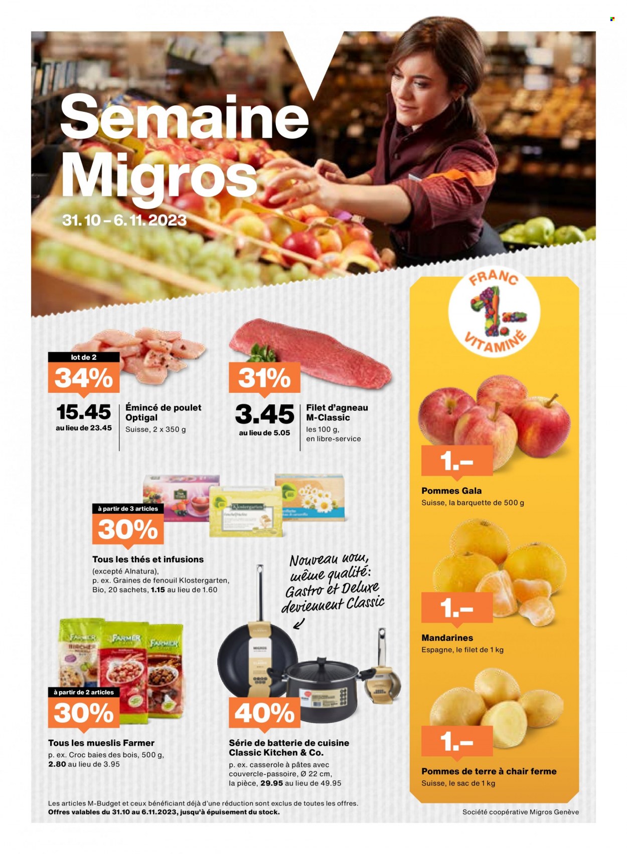 Prospekt Migros - 31.10.2023 - 6.11.2023. Seite 1