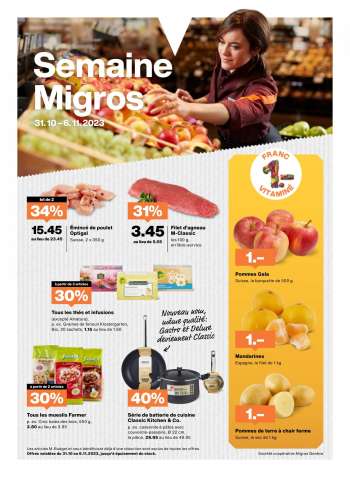 Volantino Migros - 31.10.2023 - 6.11.2023.