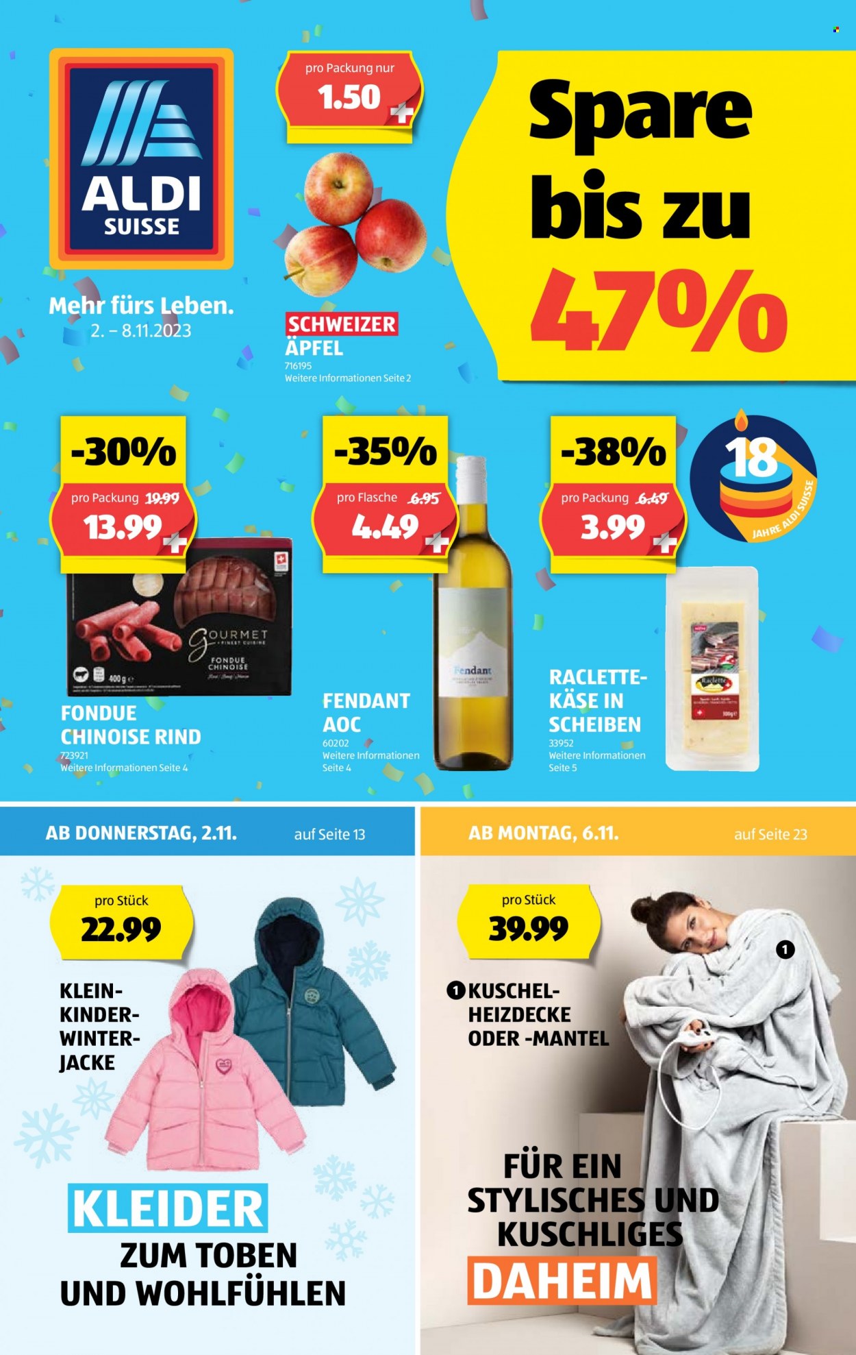 Prospekt Aldi - 2.11.2023 - 8.11.2023. Seite 1