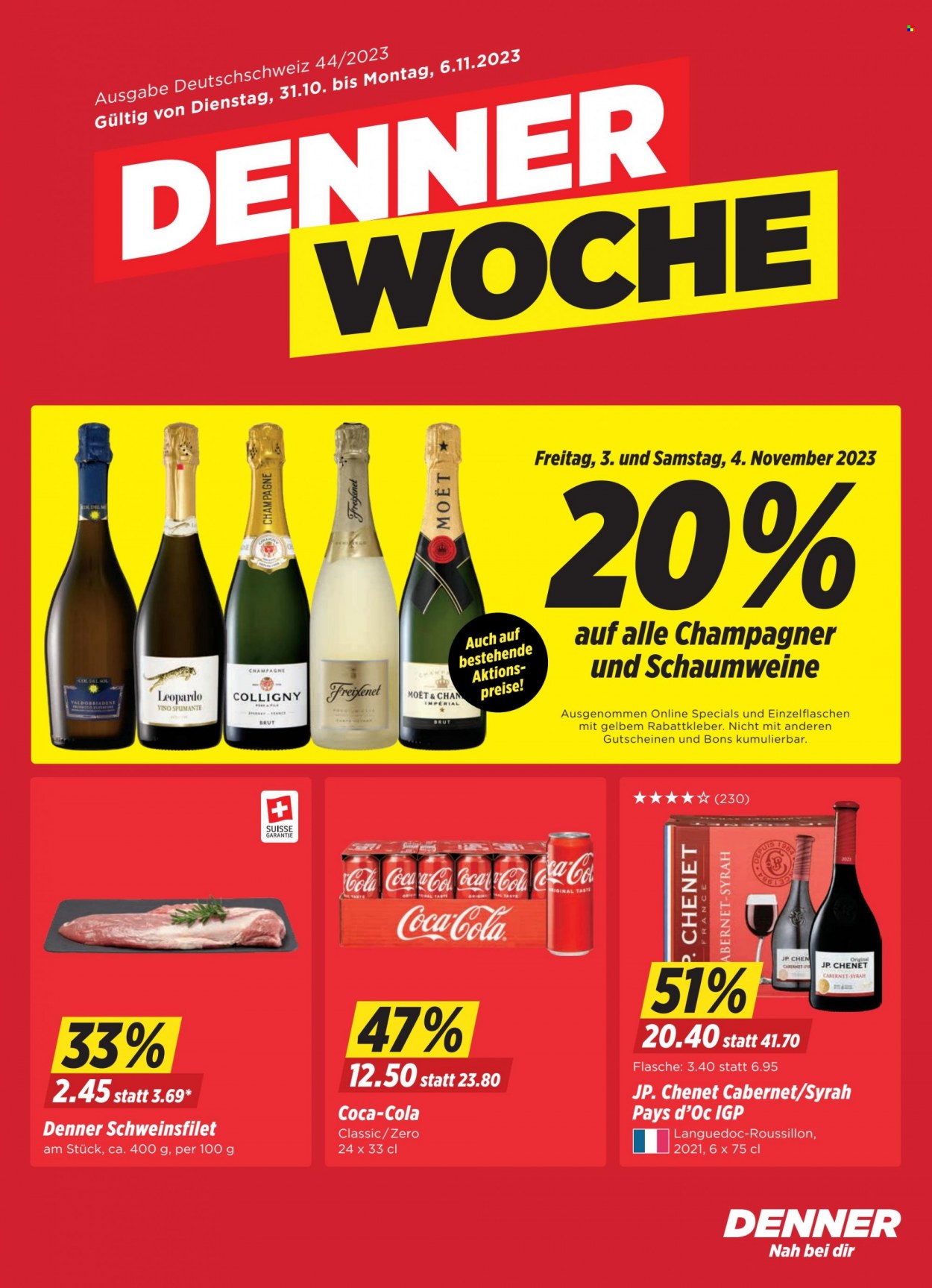 Volantino Denner - 31.10.2023 - 6.11.2023. Pagina 1