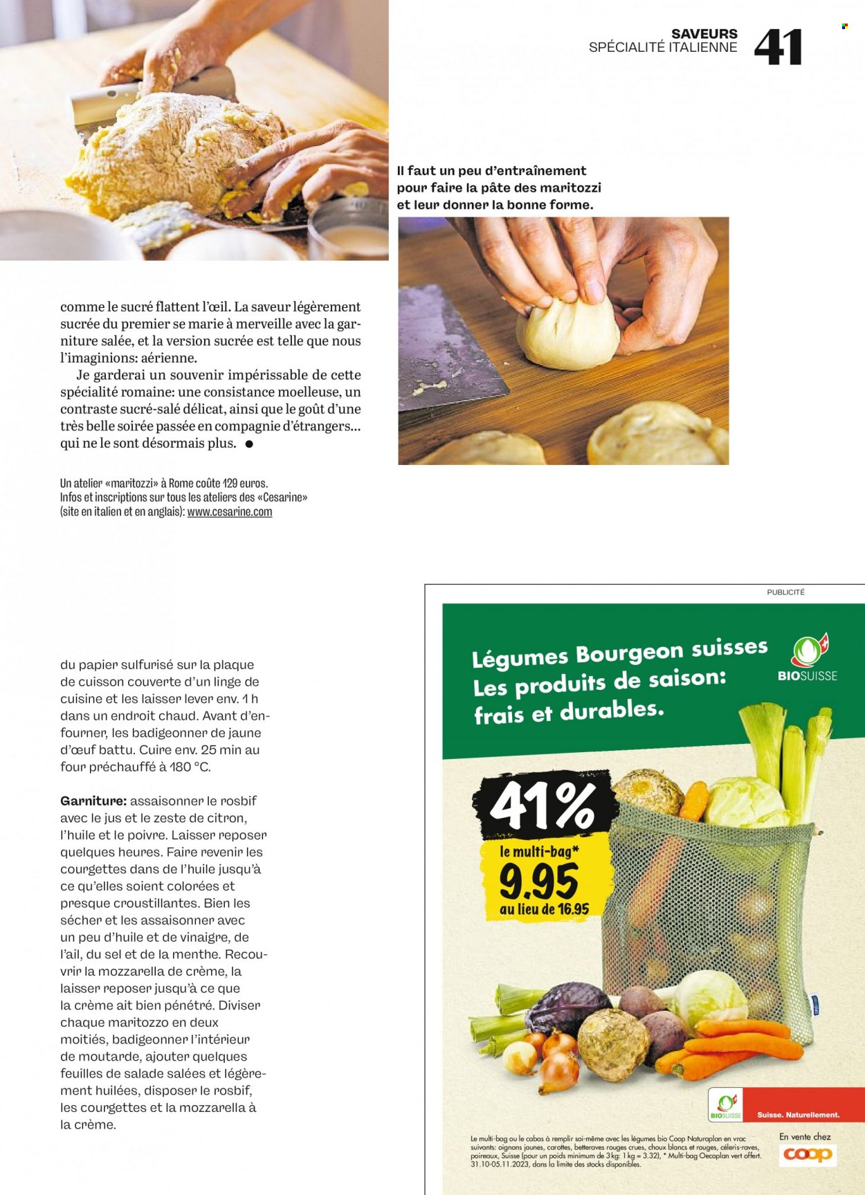 Prospekt Coop - 31.10.2023 - 6.11.2023. Seite 41