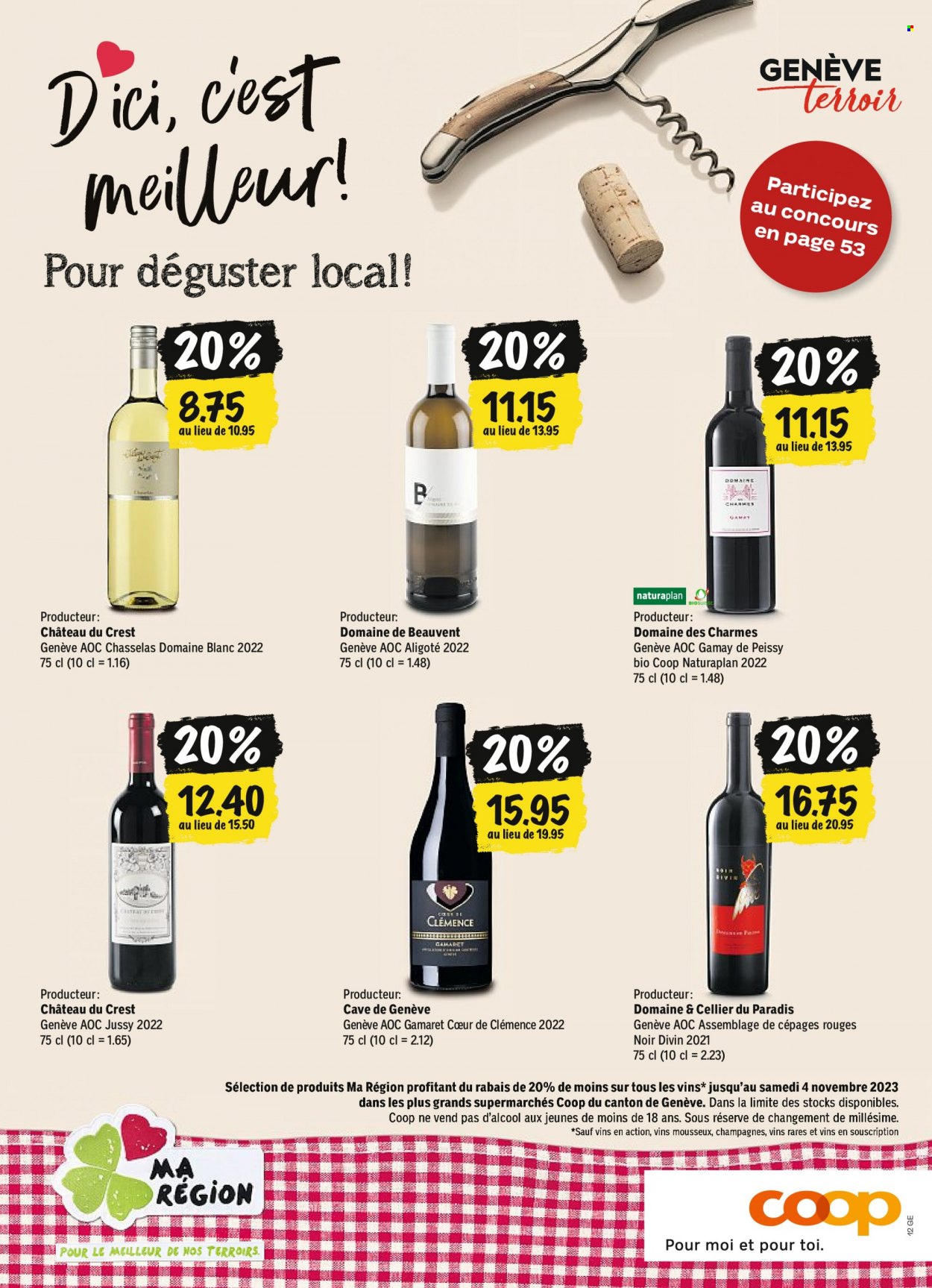 Prospekt Coop - 31.10.2023 - 6.11.2023. Seite 54