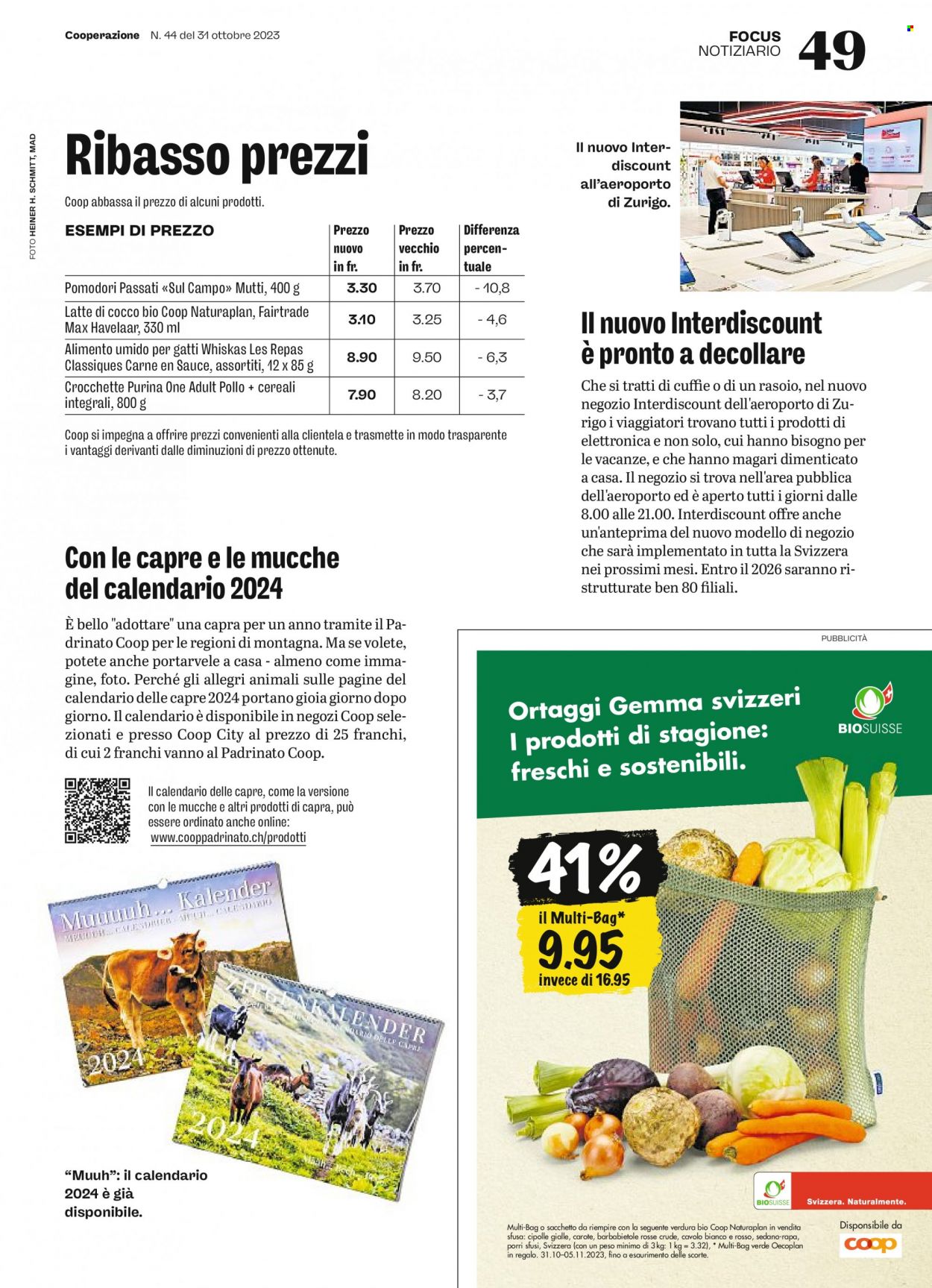Prospekt Coop - 31.10.2023 - 6.11.2023. Seite 49
