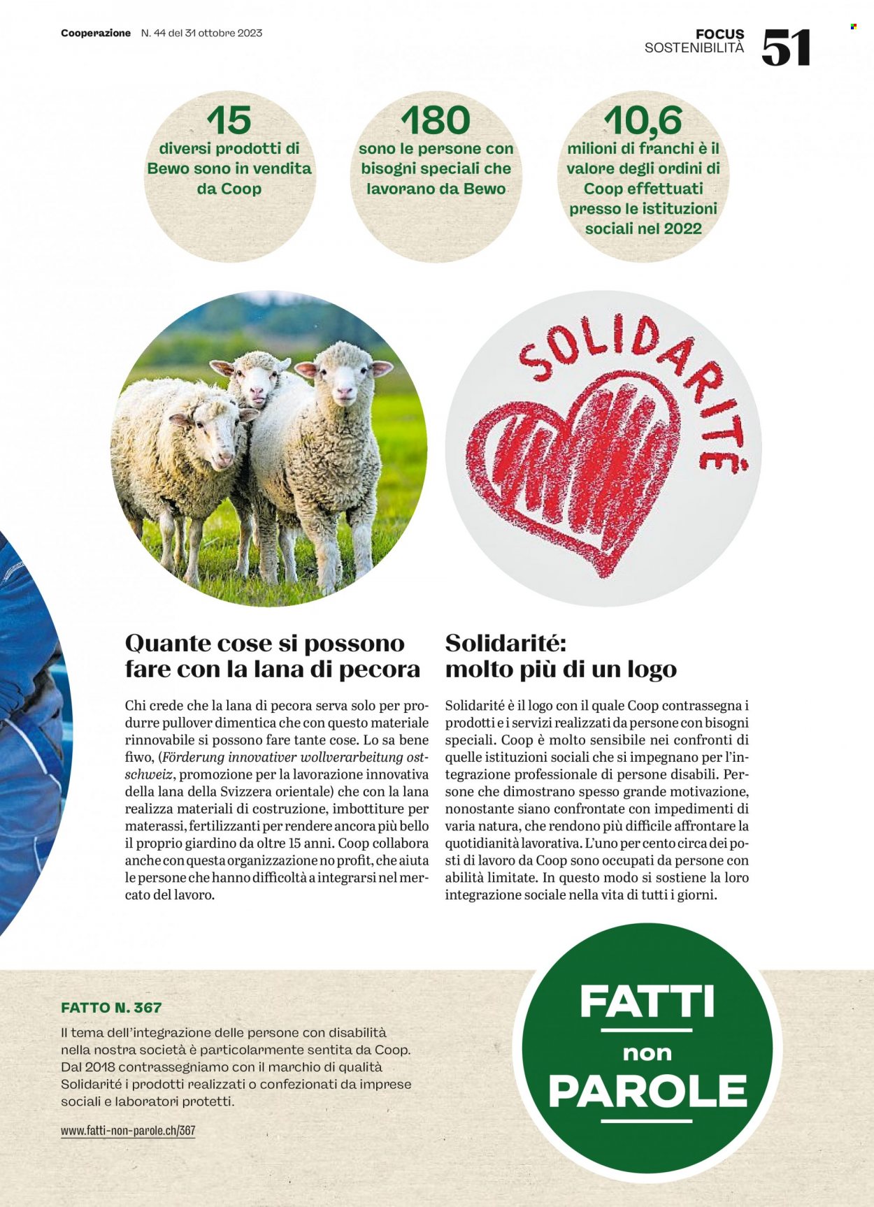 Prospekt Coop - 31.10.2023 - 6.11.2023. Seite 51