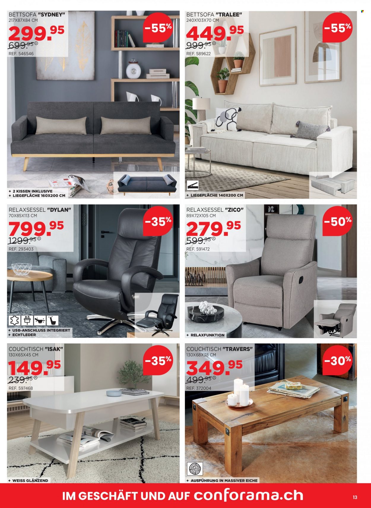 Volantino Conforama - 31.10.2023 - 6.11.2023. Pagina 13