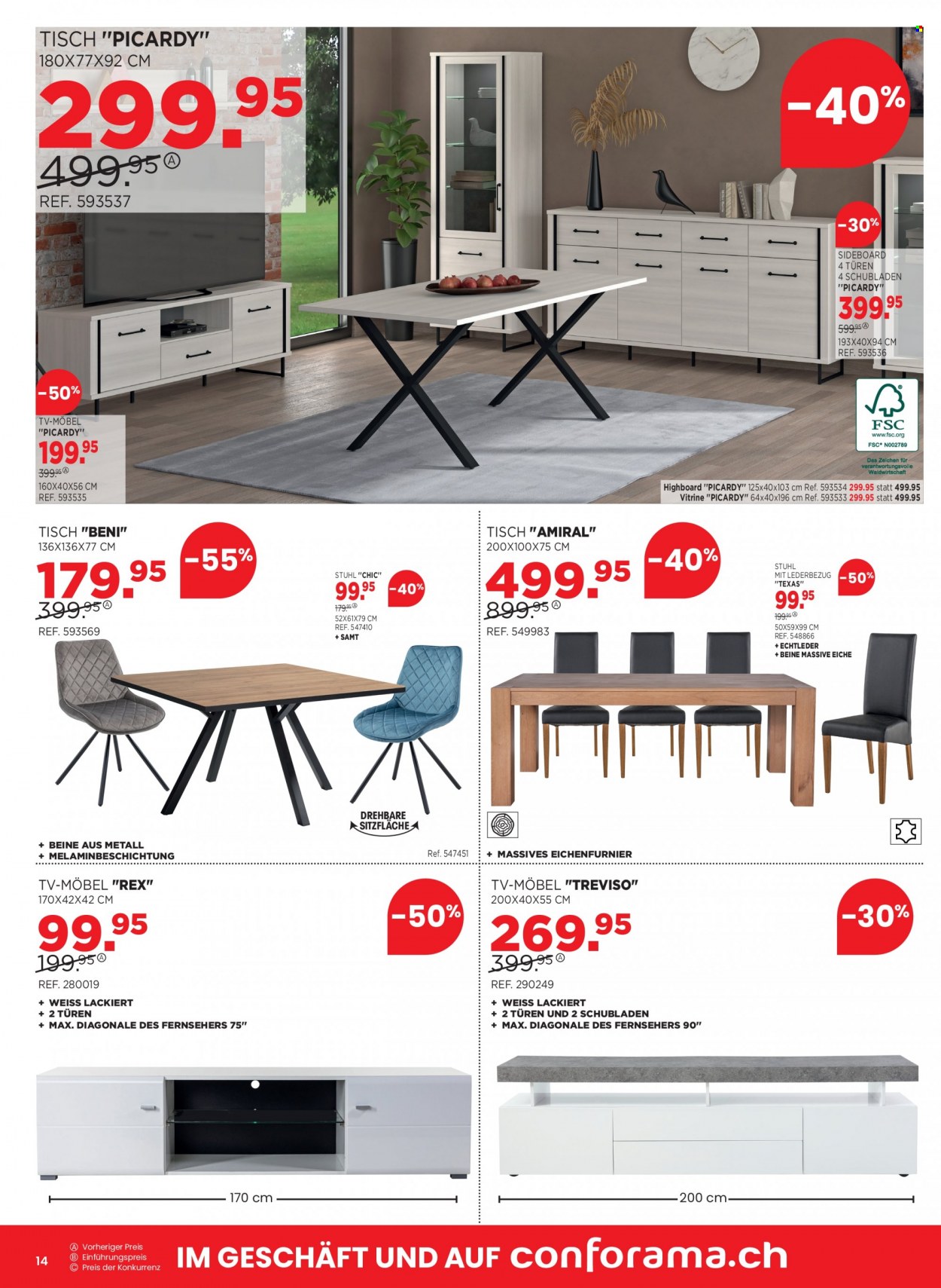 Volantino Conforama - 31.10.2023 - 6.11.2023. Pagina 14