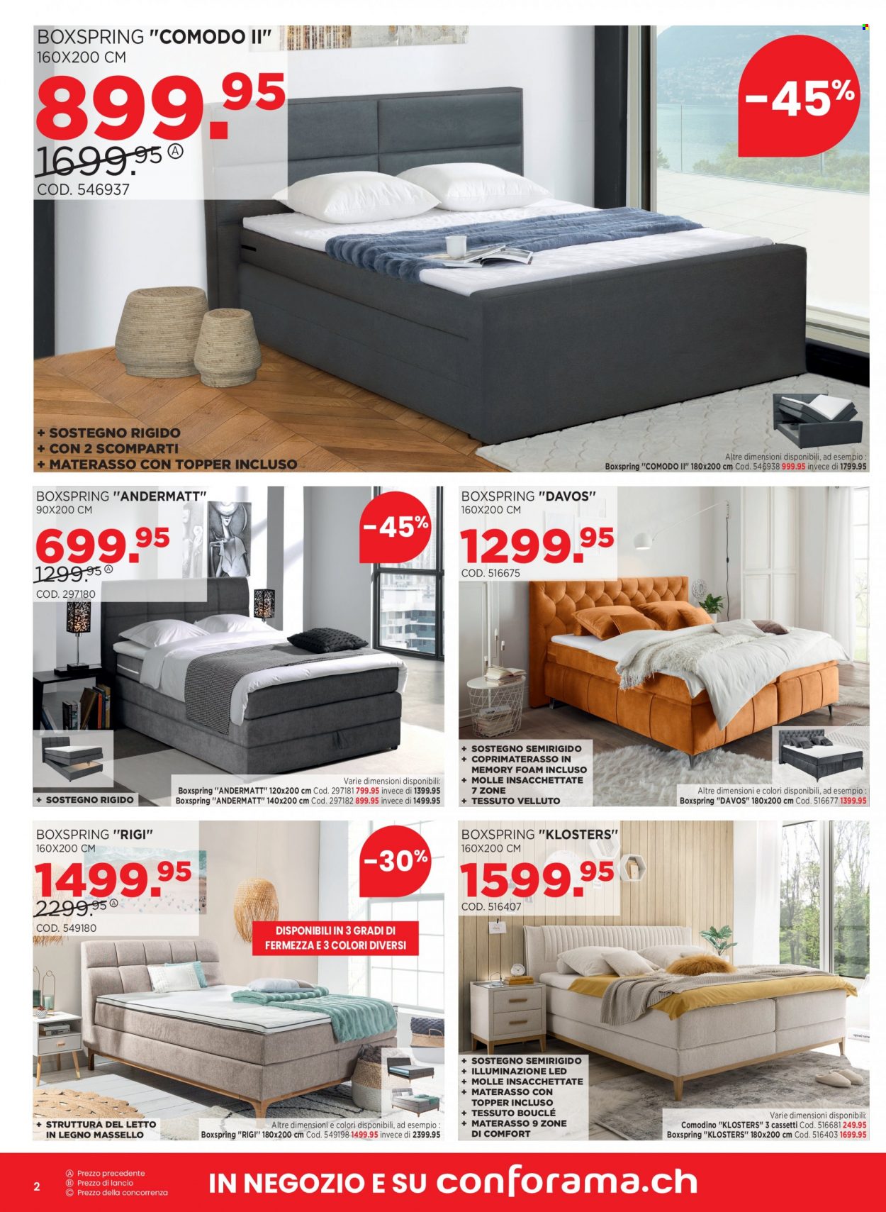 Volantino Conforama - 31.10.2023 - 6.11.2023. Pagina 2
