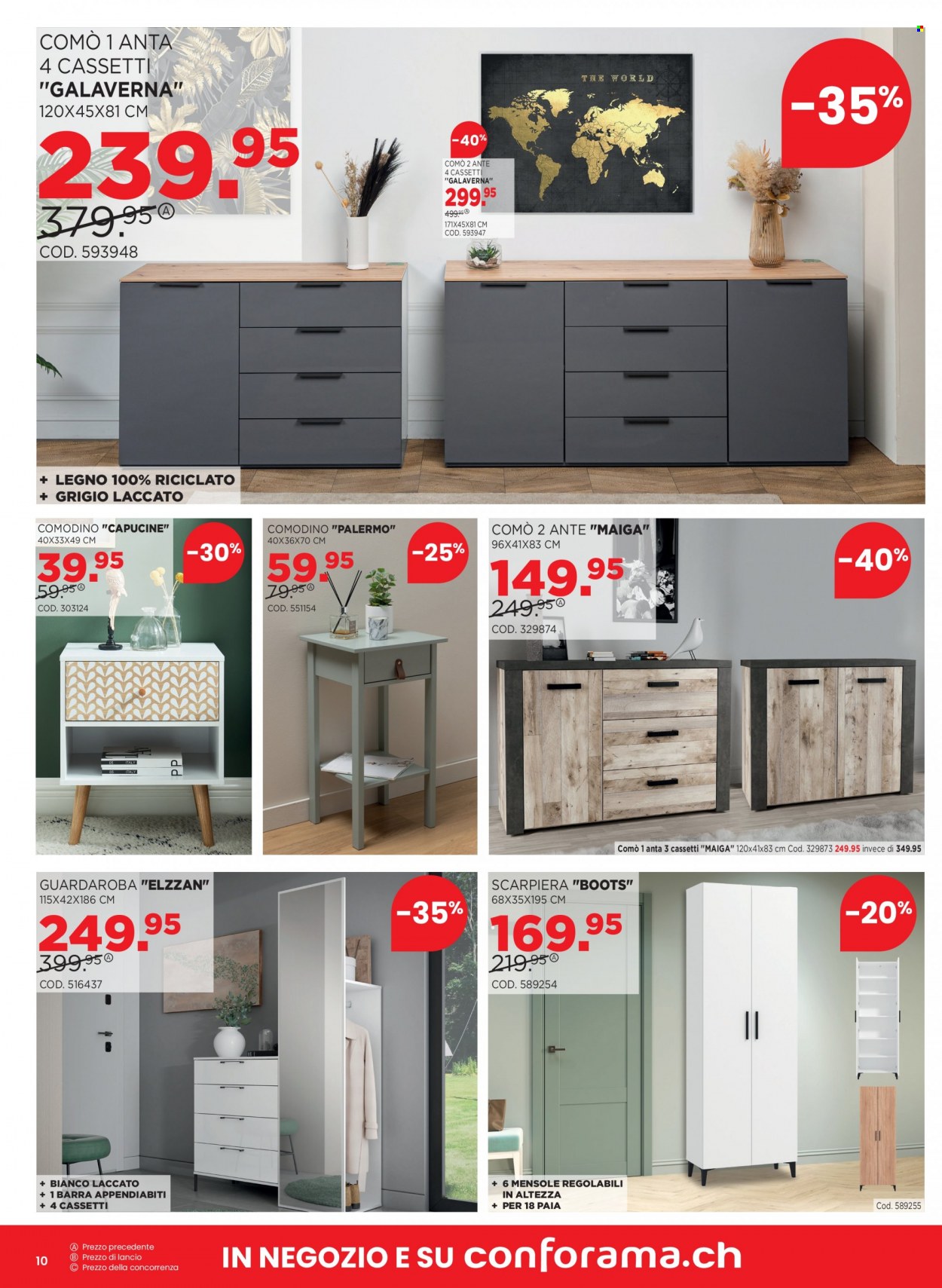 Volantino Conforama - 31.10.2023 - 6.11.2023. Pagina 10