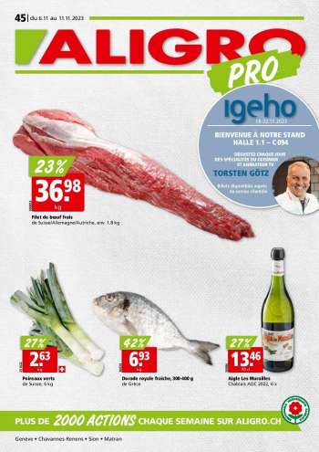 Prospekte ALIGRO - 6.11.2023 - 11.11.2023.
