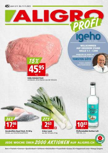 Catalogue ALIGRO - 6.11.2023 - 11.11.2023.