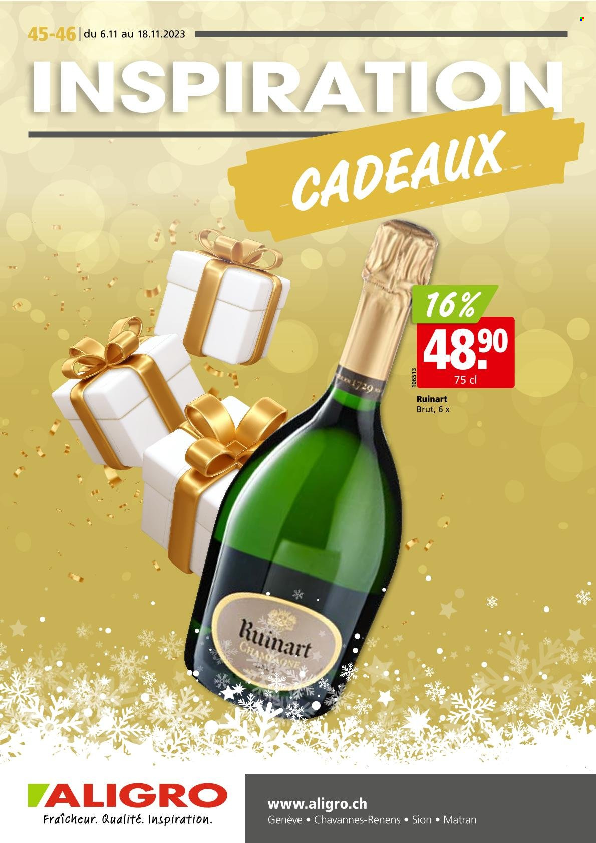 Catalogue ALIGRO - 6.11.2023 - 18.11.2023. Page 1