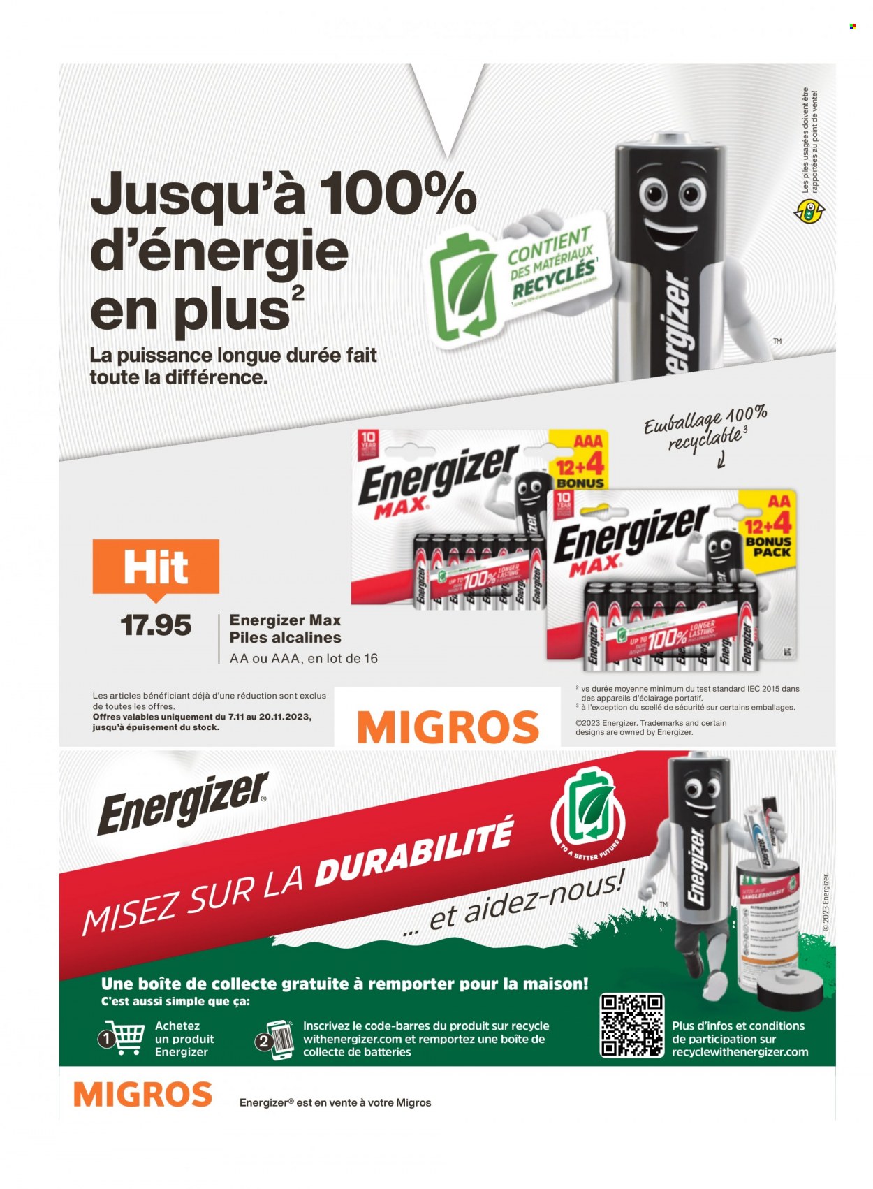 Volantino Migros - 6.11.2023 - 12.11.2023. Pagina 20