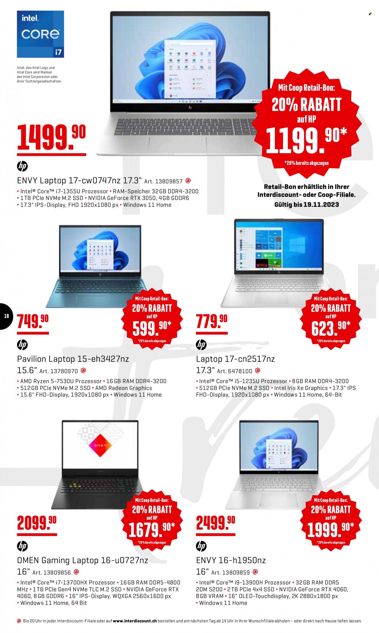 Volantino Interdiscount - 6.11.2023 - 19.11.2023. Pagina 10