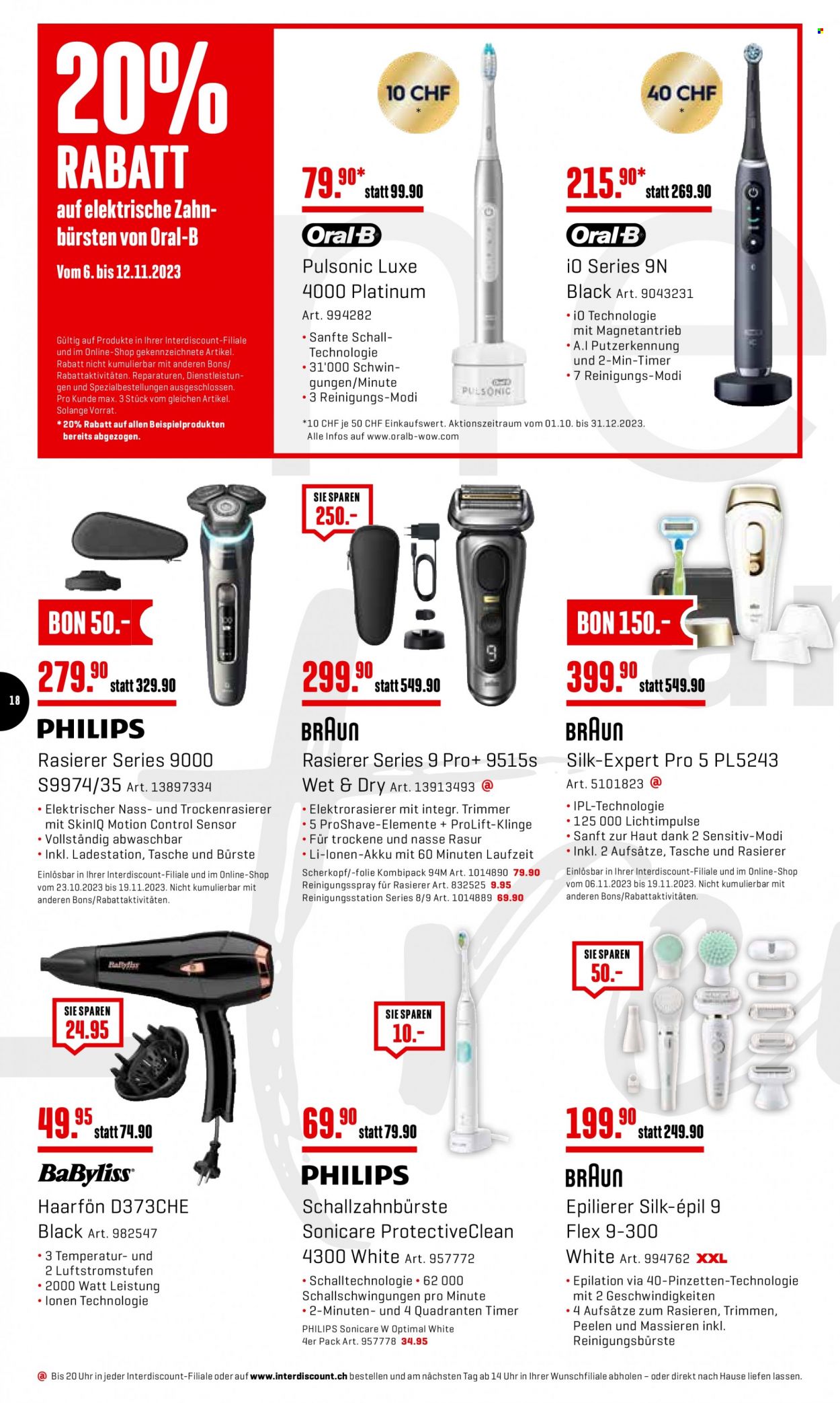 Volantino Interdiscount - 6.11.2023 - 19.11.2023. Pagina 18