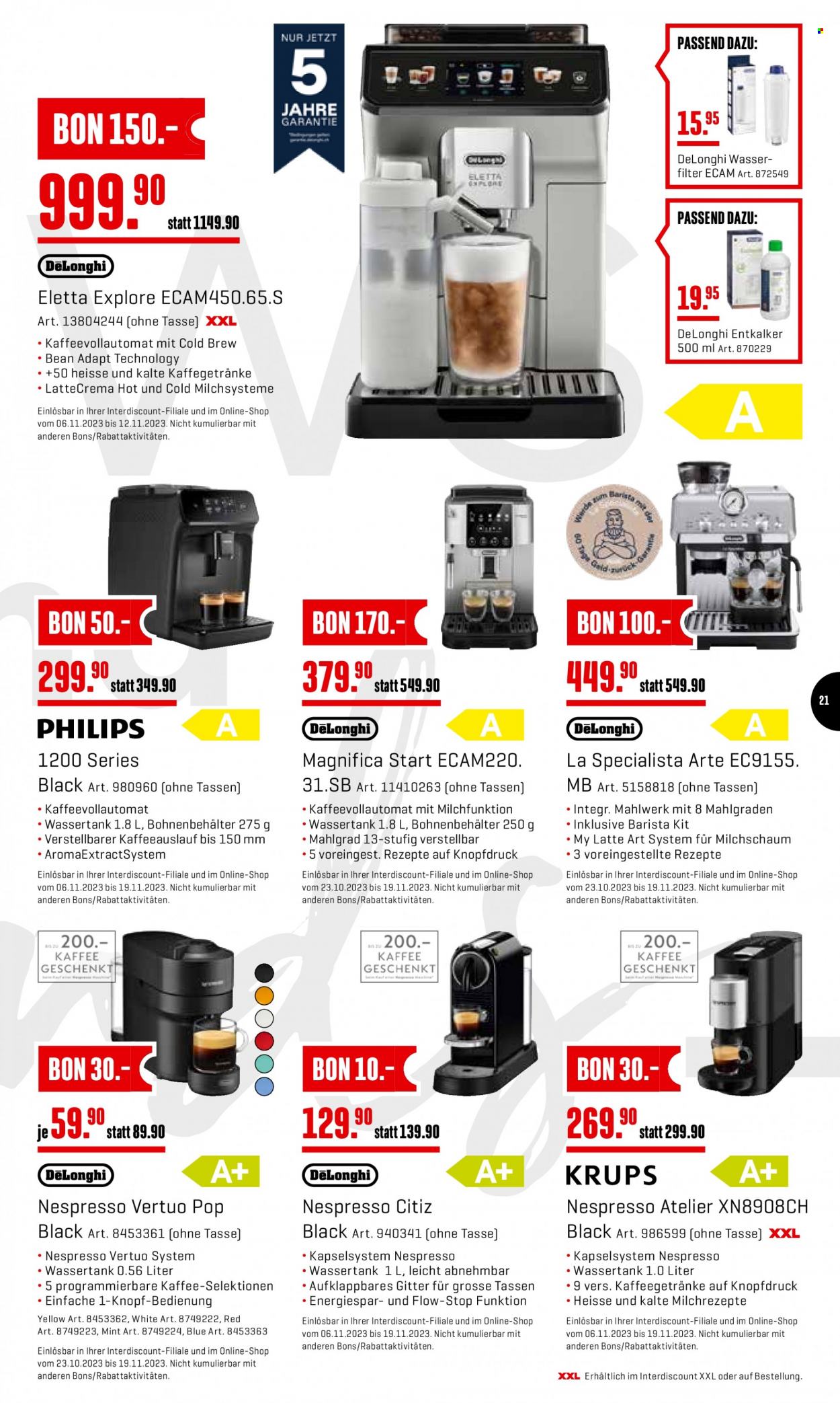 Volantino Interdiscount - 6.11.2023 - 19.11.2023. Pagina 21