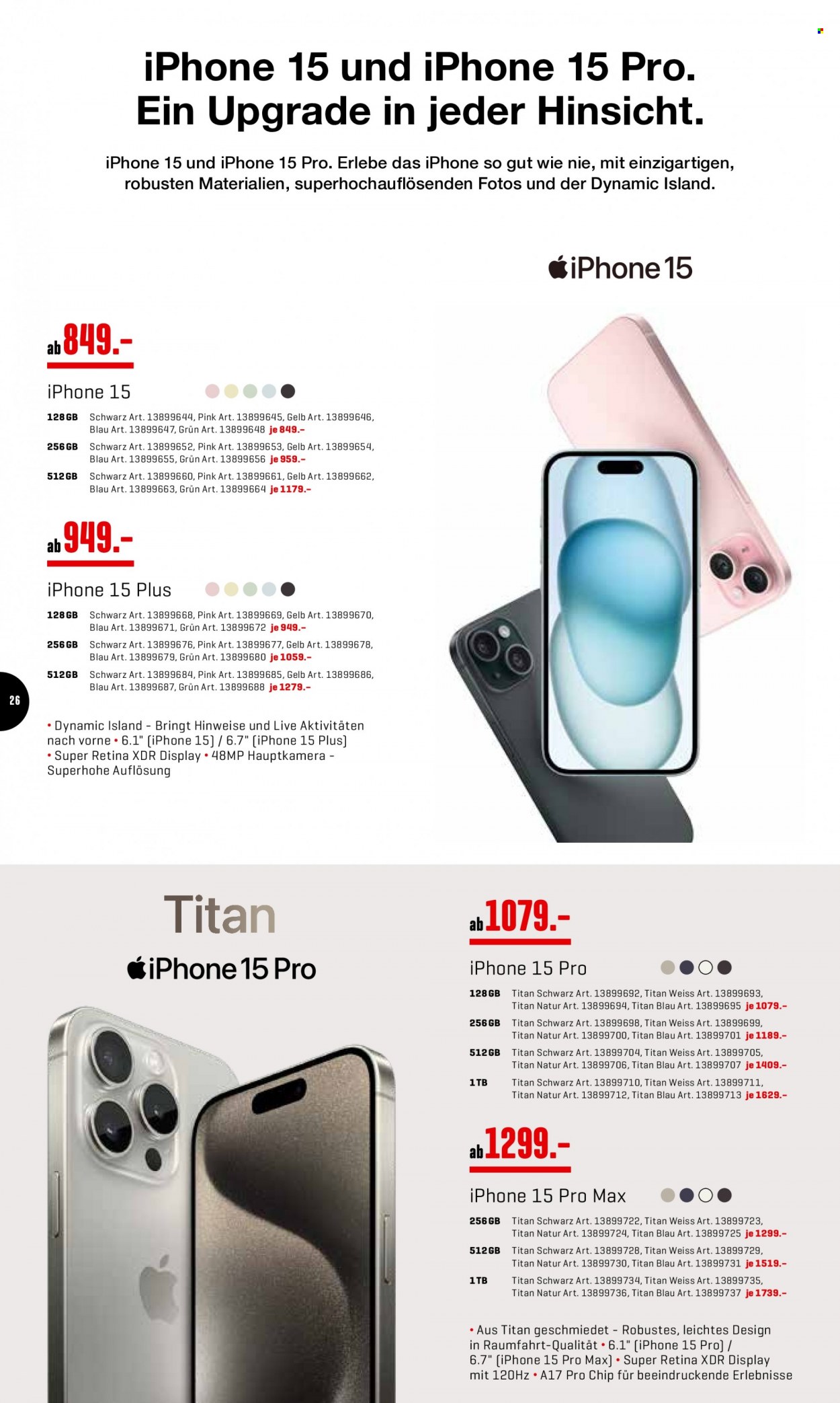 Volantino Interdiscount - 6.11.2023 - 19.11.2023. Pagina 26