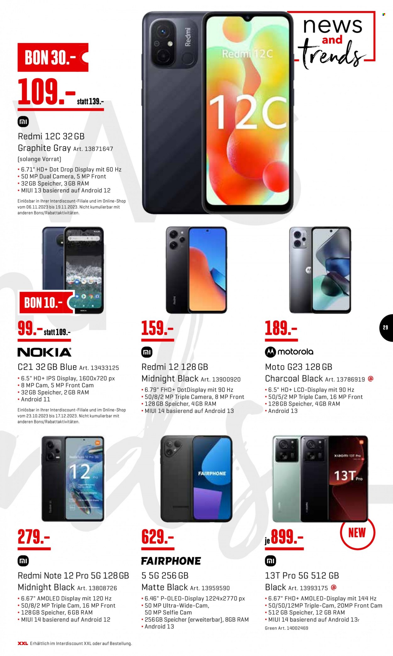 Volantino Interdiscount - 6.11.2023 - 19.11.2023. Pagina 29