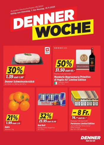 Prospekte Denner - 7.11.2023 - 13.11.2023.