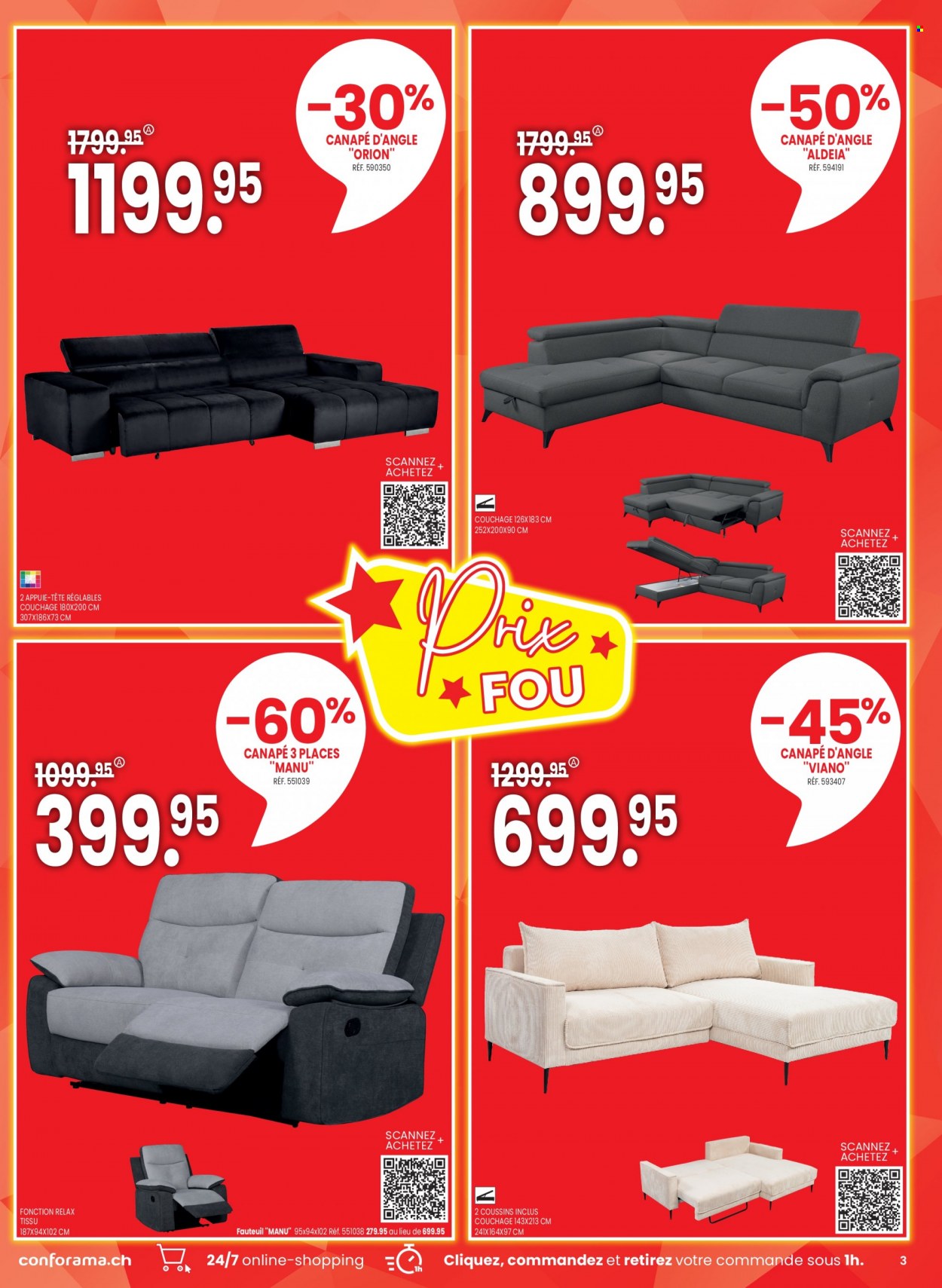Prospekt Conforama - 7.11.2023 - 18.11.2023. Seite 3