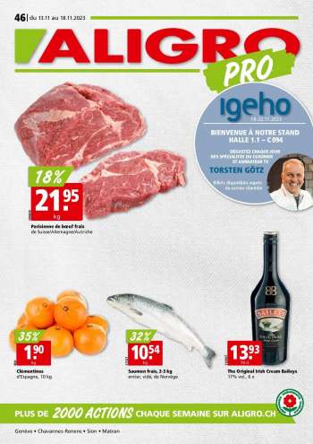 Volantino ALIGRO - 13.11.2023 - 18.11.2023.