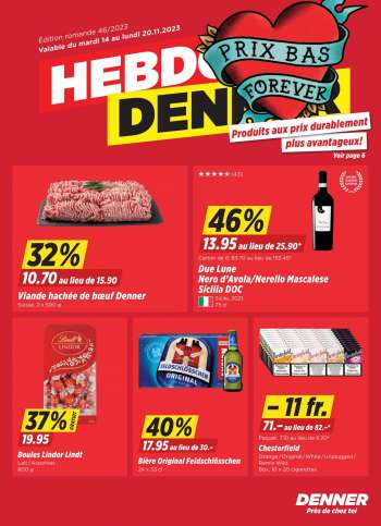 Catalogue Denner - 14.11.2023 - 20.11.2023.