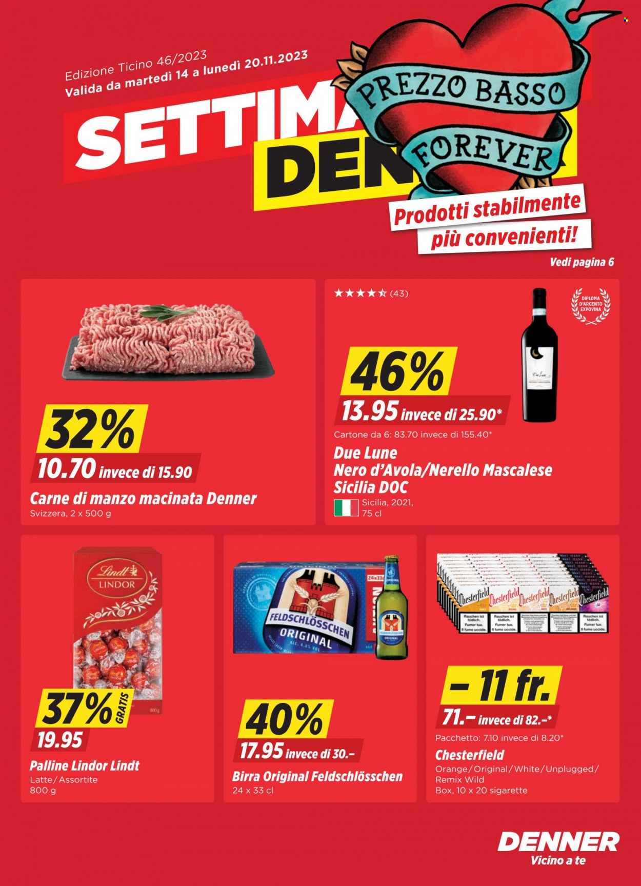 Volantino Denner - 14.11.2023 - 20.11.2023. Pagina 1