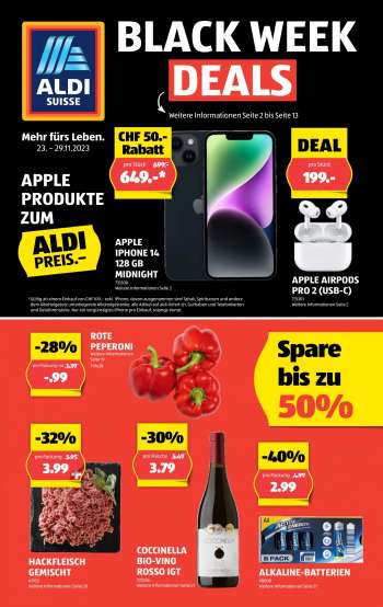 Volantino Aldi - 23.11.2023 - 29.11.2023.
