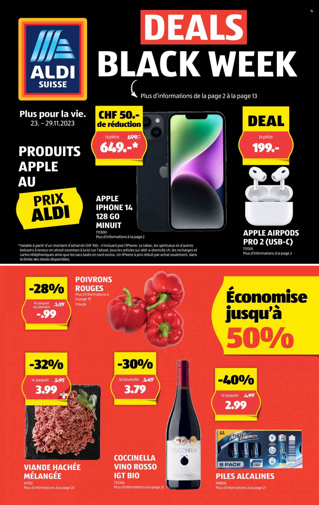 Volantino Aldi - 23.11.2023 - 29.11.2023. Pagina 1