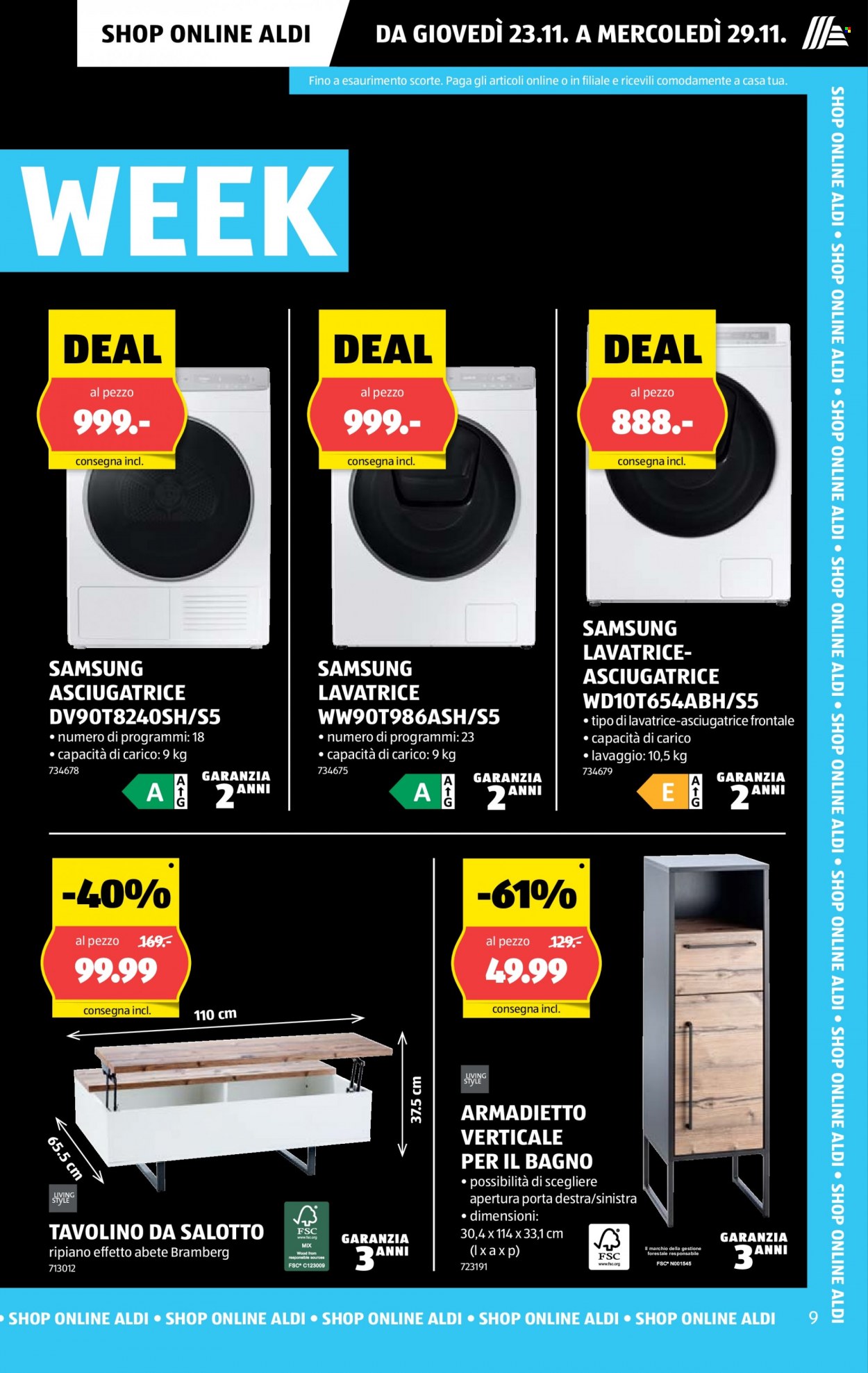 Volantino Aldi - 23.11.2023 - 29.11.2023. Pagina 9