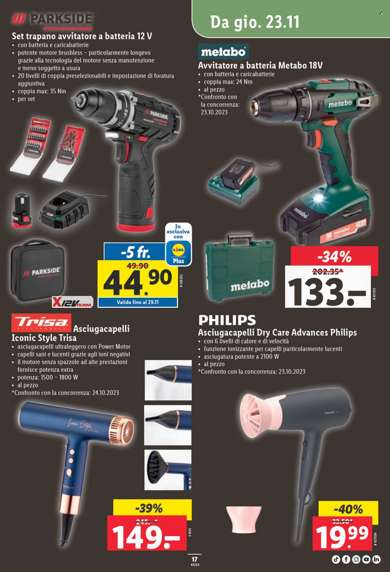 Volantino Lidl - 23.11.2023 - 29.11.2023. Pagina 17