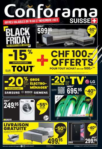 Volantino Conforama - 19.11.2023 - 27.11.2023.