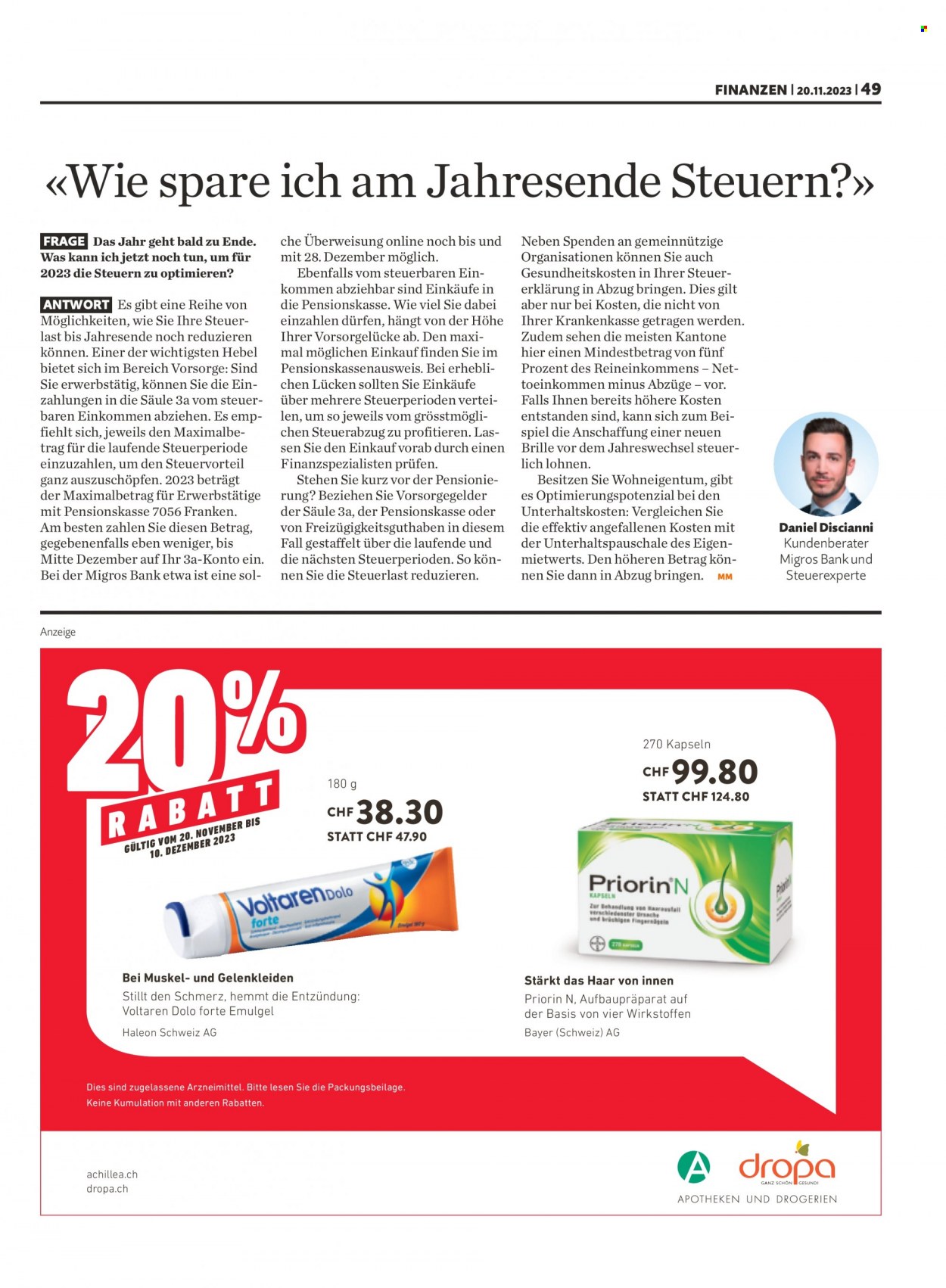 Volantino Migros - 20.11.2023 - 26.11.2023. Pagina 49
