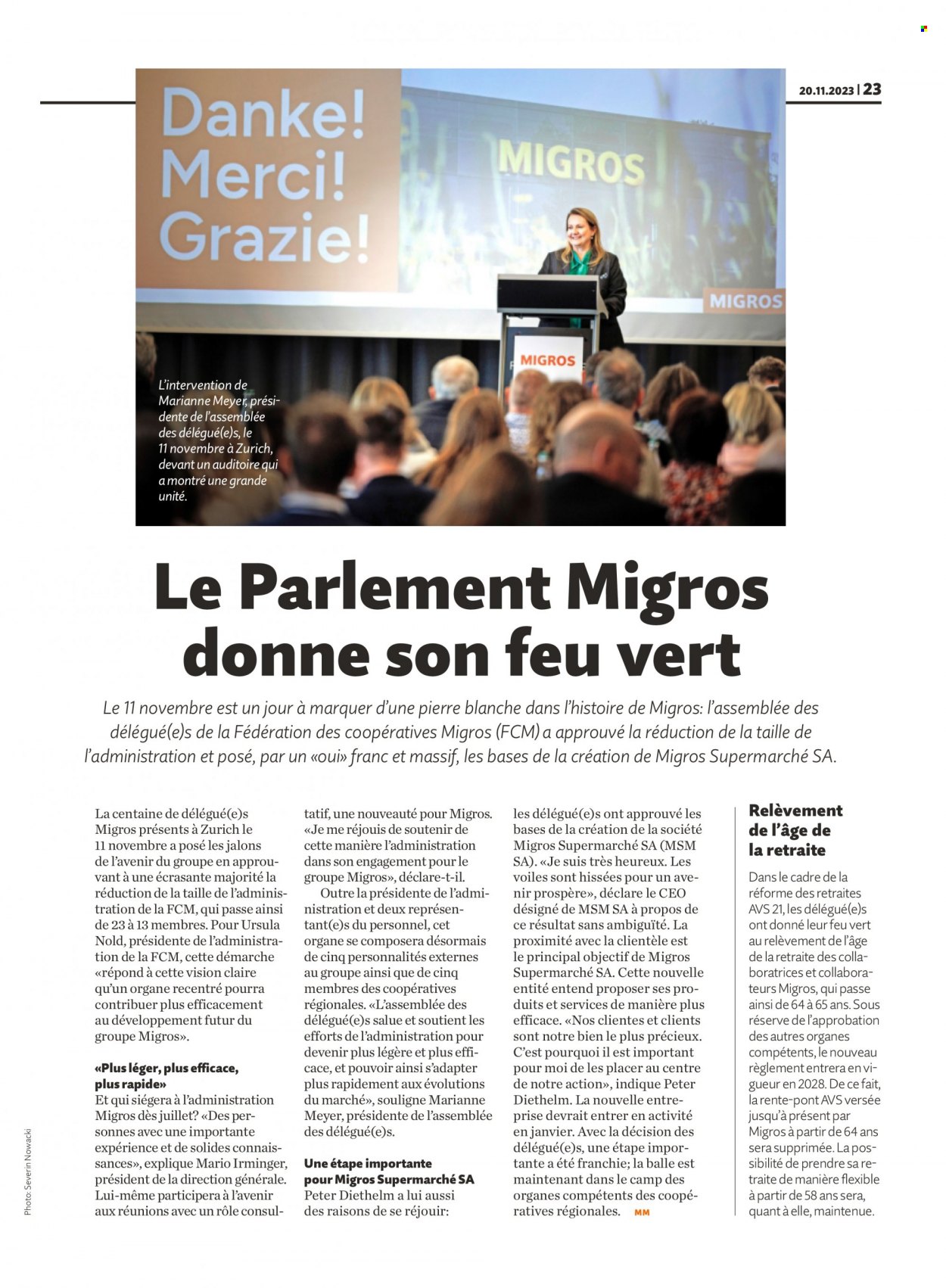 Volantino Migros - 20.11.2023 - 26.11.2023. Pagina 23