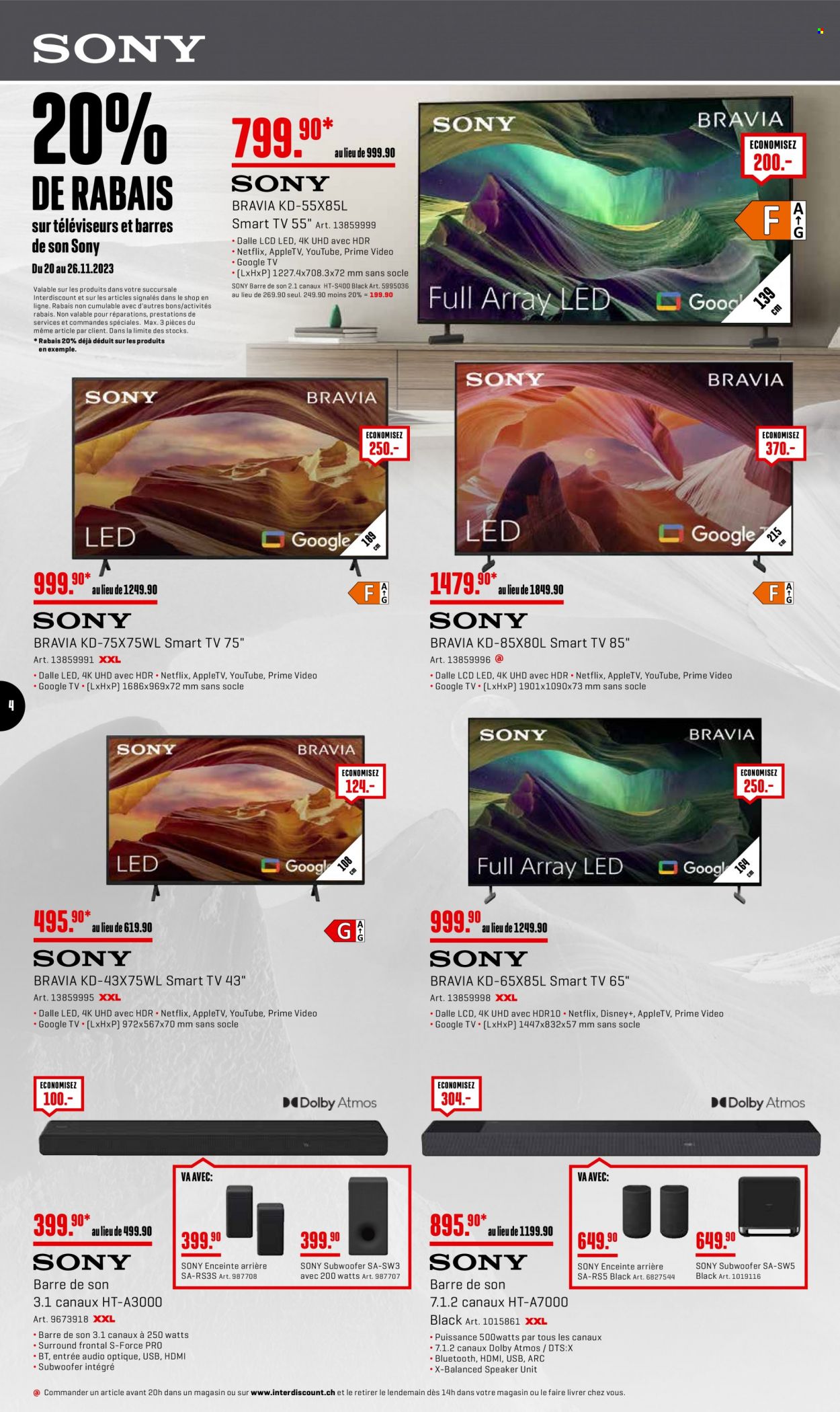 Catalogue Interdiscount - 20.11.2023 - 26.11.2023. Page 4