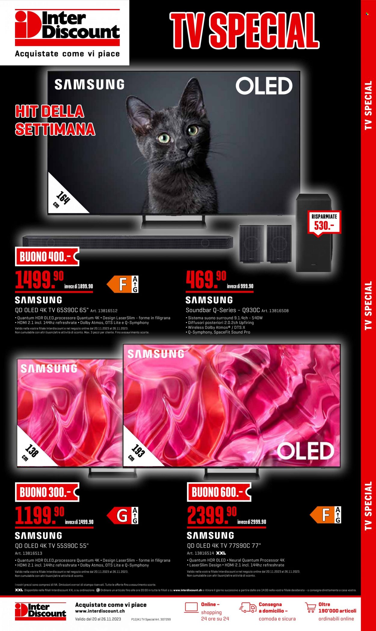Catalogue Interdiscount - 20.11.2023 - 26.11.2023. Page 1
