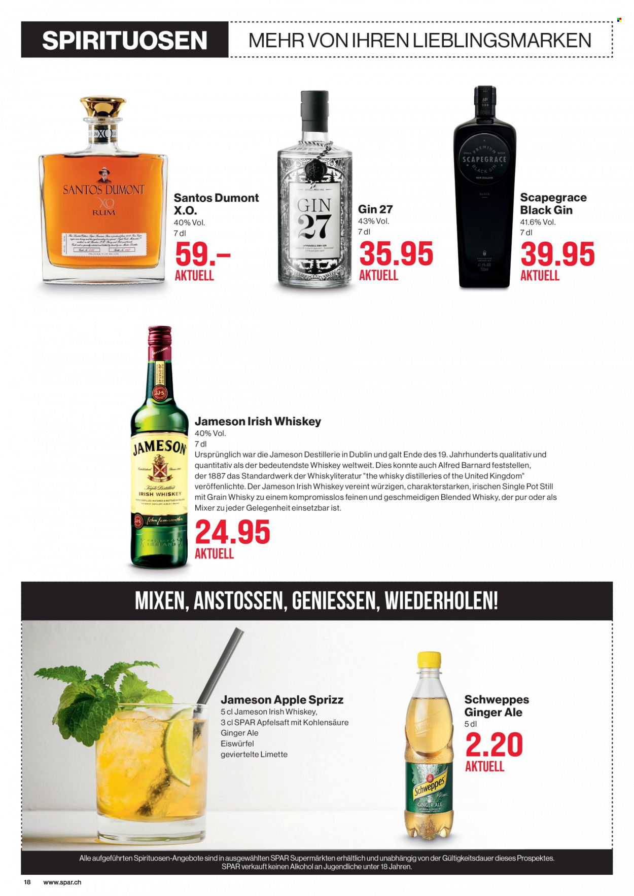 Prospekt SPAR - 23.11.2023 - 29.11.2023. Seite 18