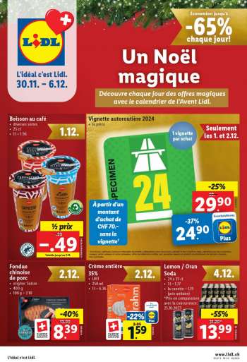 Catalogue Lidl - 30.11.2023 - 6.12.2023.