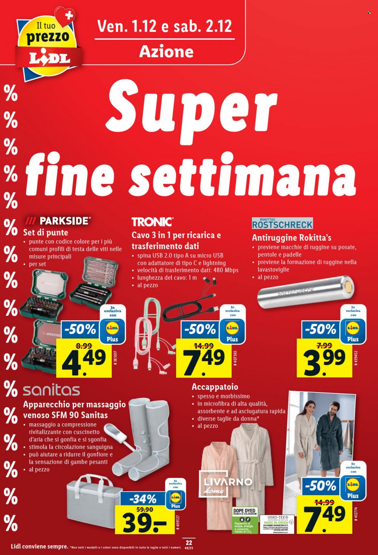 Volantino Lidl - 30.11.2023 - 6.12.2023. Pagina 22